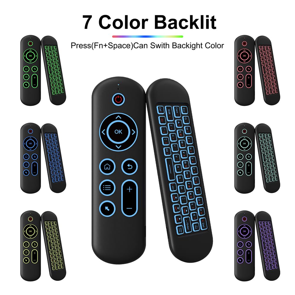 LUVI Air Mouse Remote Control Mouse Wireless Mini Keyboard 2.4G